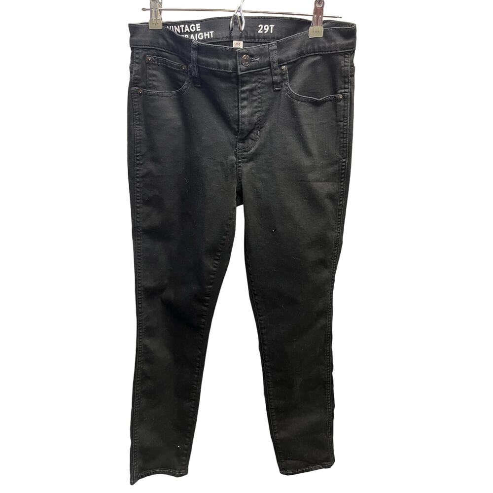 J Crew Vintage Slim Straight Jeans size 29T